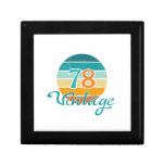 Retro Sunset 78 Vintage Distressed Gift Box