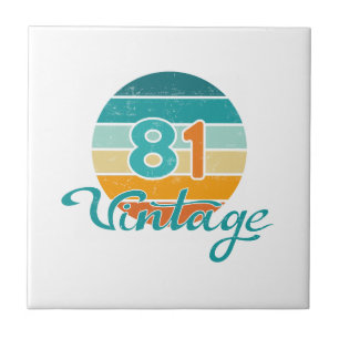 Retro Sunset 81 Vintage Distressed Ceramic Tile