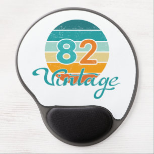 Retro Sunset 82 Vintage Distressed Gel Mouse Pad