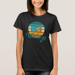 Retro Sunset 83 Vintage Distressed T-Shirt
