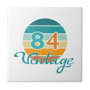 Retro Sunset 84 Vintage Distressed Ceramic Tile