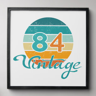 Retro Sunset 84 Vintage Distressed Peel And Stick Photo Tile