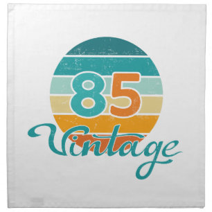 Retro Sunset 85 Vintage Distressed Cloth Napkin