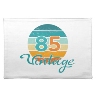 Retro Sunset 85 Vintage Distressed Cloth Placemat