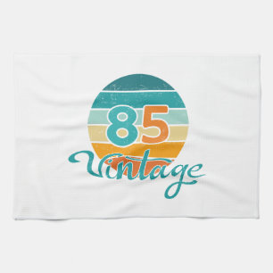 Retro Sunset 85 Vintage Distressed Kitchen Towel