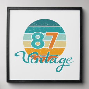 Retro Sunset 87 Vintage Distressed Peel And Stick Photo Tile