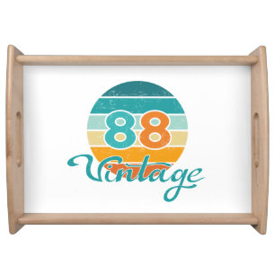 Retro Sunset 88 Vintage Distressed Serving Tray