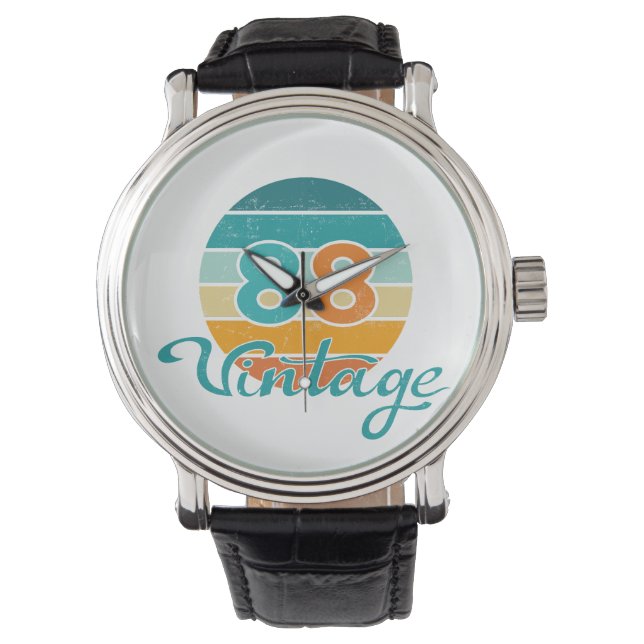 Retro Sunset 88 Vintage Distressed Watch (Front)