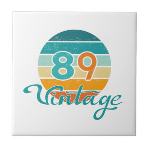 Retro Sunset 89 Vintage Distressed Ceramic Tile