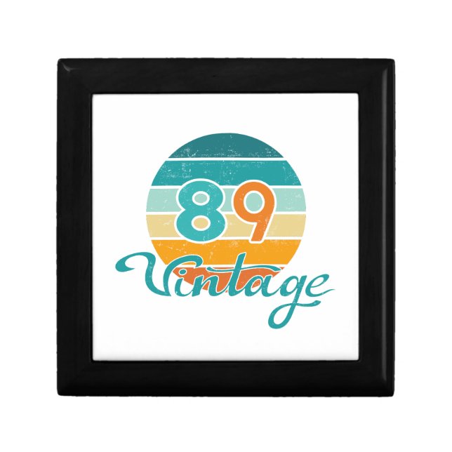 Retro Sunset 89 Vintage Distressed Gift Box (Front)