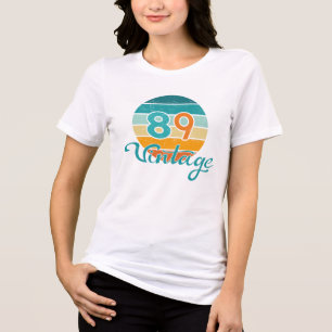 Retro Sunset 89 Vintage Distressed Tri-Blend Shirt