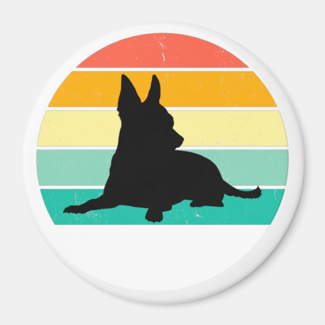 Retro Sunset Chihuahua    Magnet (Front)