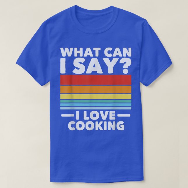Retro Sunset Cooking Men Women Kids Cook  T-Shirt (Design Front)