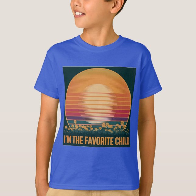 Retro Sunset Favorite Child T-Shirt  (Front)