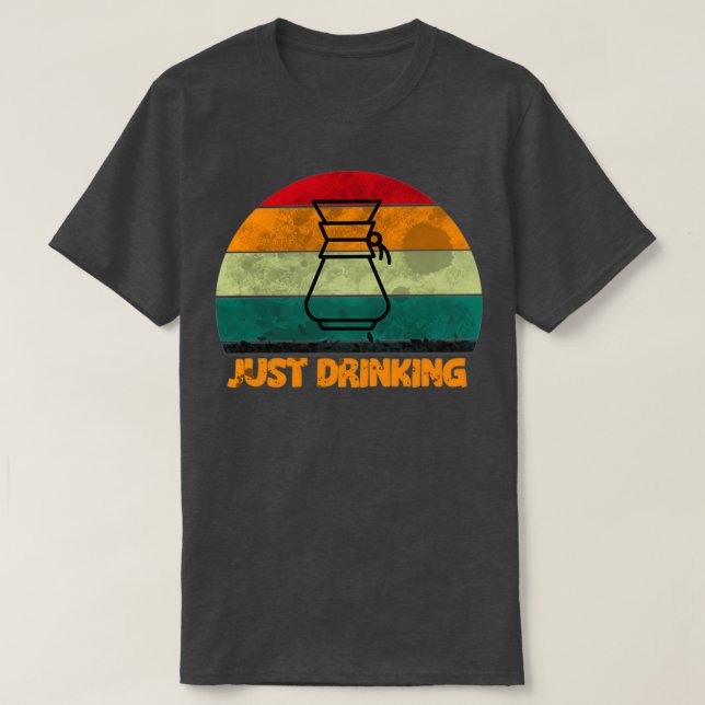 Retro sunset for chemex lover 2 T-Shirt (Design Front)