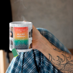 Retro Sunset Photo Mr and Mrs 60th Anniversary Coffee Mug