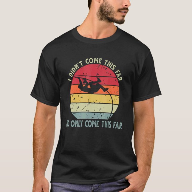 Retro Sunset Pole Vault 3 T-Shirt (Front)