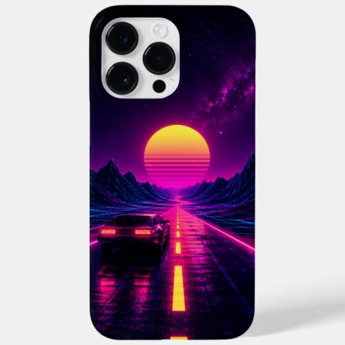 Retro Sunset Road Cell Phone Case