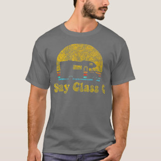 Retro Sunset RV Stay Class C Camping Camper Gift T-Shirt