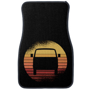Retro Sunset Vanagon Syncro Westy T3 Camper Bus  Car Floor Mat