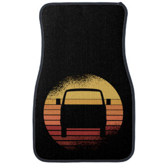 Retro Sunset Vanagon Syncro Westy T3 Camper Bus Car Floor Mat