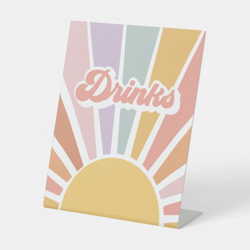 Retro Sunshine Groovy Baby Shower Drinks