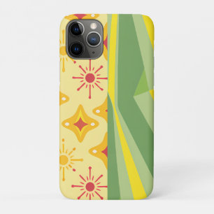 Retro Sunshine Patterns – Bold Colorful  iPhone 11 Pro Case