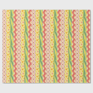 Retro Sunshine Patterns – Bold Colorful Wrapping Paper