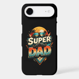 Retro Super Dad Sunset iPhone 17 Air Case