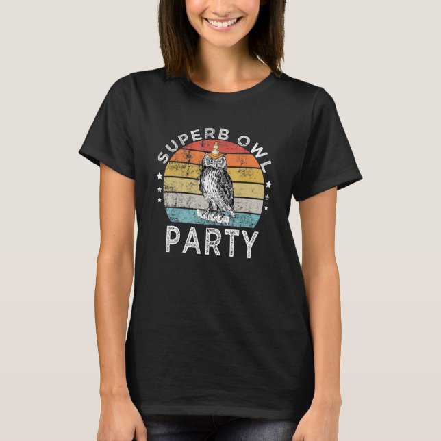 Retro Superb Owl Party What Do In The Shadows Foot T-Shirt (Front)