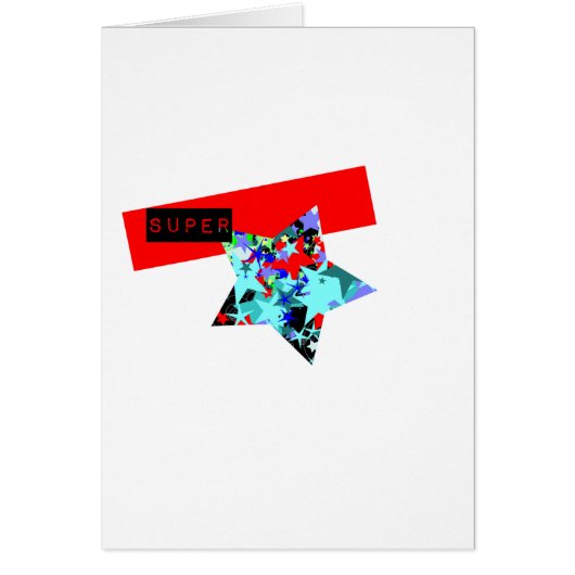 Retro Superstar In Day-Glo Cards (Front)