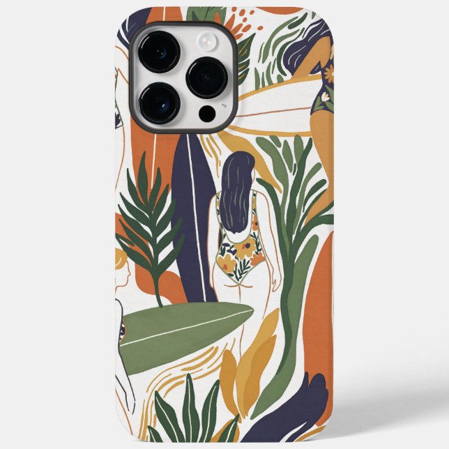 Retro Surf Club Case-Mate iPhone Case (Back)