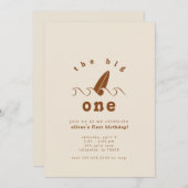 Retro Surf First Birthday Party Invitations  (Front/Back)