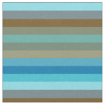Retro Surf Stripe 1970s Beach Rainbow   Fabric