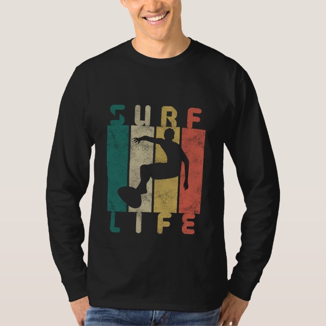 retro surf surfer gift T-Shirt (Front)