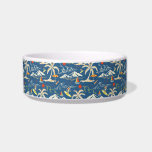 Retro Surf Tropical Pattern Bowl<br><div class="desc">Retro surf tropical themed pattern.</div>