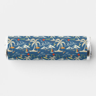 Retro Surf Tropical Pattern Breath Savers® Mints