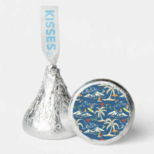 Retro Surf Tropical Pattern Hershey®'s Kisses®