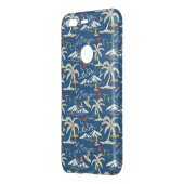 Retro Surf Tropical Pattern Uncommon Google Pixel Case (Back/Left)