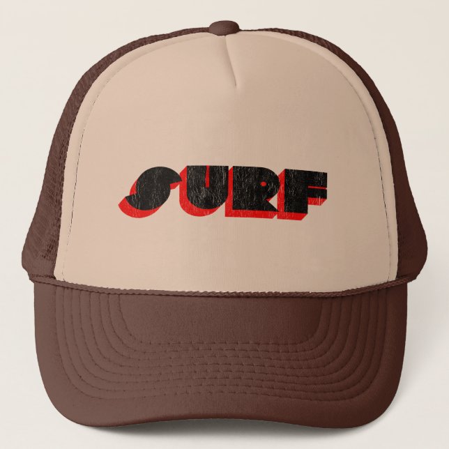 retro surf trucker hat (Front)