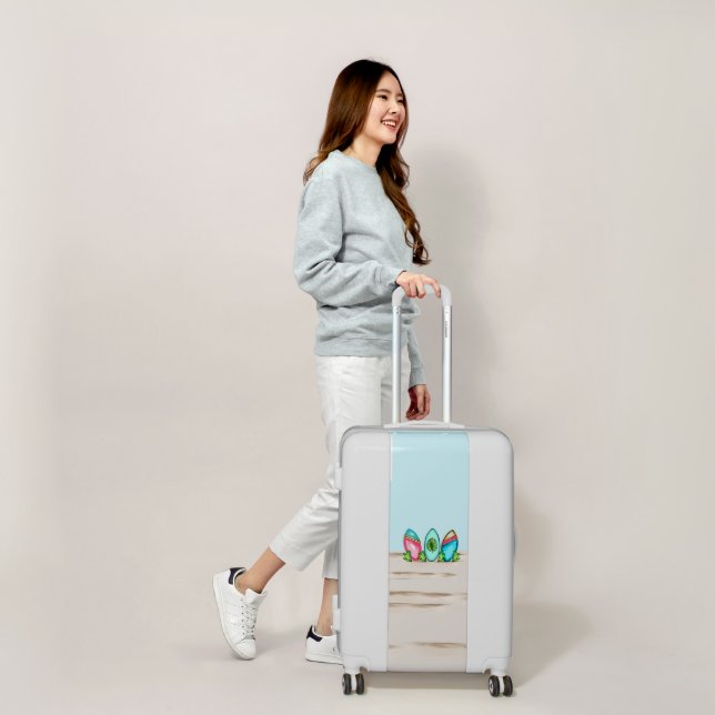 Retro Surfboards, Pink,  Luggage (Scale)