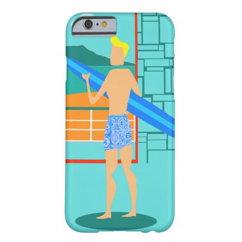 Retro Surfer Dude iPhone 6 Case