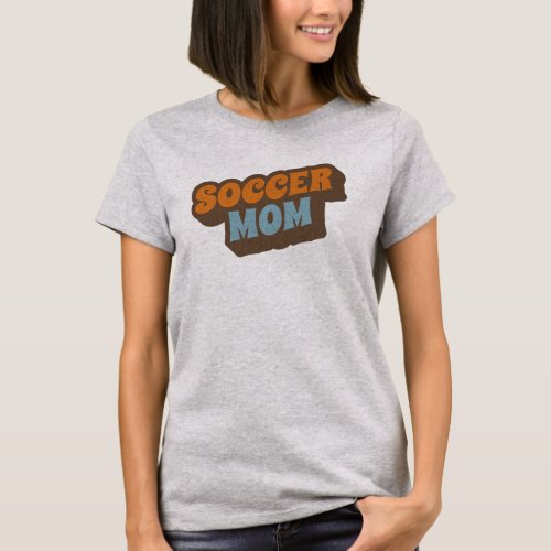 Retro surfer style soccer mom T_Shirt