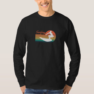 Retro Surfing Surfer Premium T-Shirt