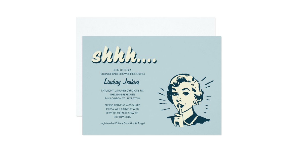 surprise baby shower invitations & announcements | zazzle surprise baby shower invitations & announcements | zazzle, Baby shower invitations