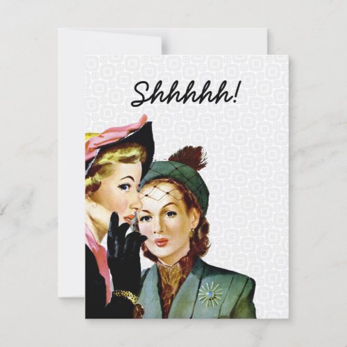 Retro Surprise Party Custom Invite