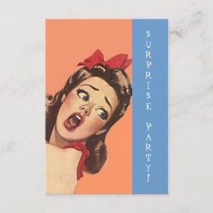 Retro Surprise Party Invitations Fun Expression