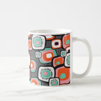 Retro Sushi Flower Squares Custom Mug