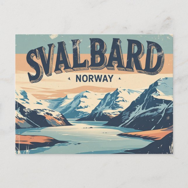 Retro Svalbard Postcard (Front)