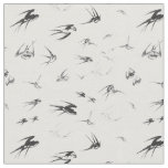 Retro Swallow Bird Nature Animal Fabric